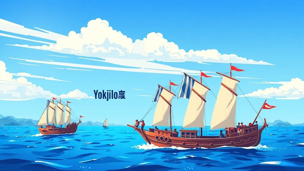 욕지도 여행, 지금 떠나자! (cartoon 스타일)