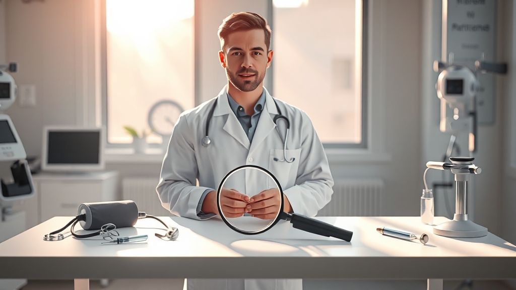 건강검진 준비 및 관리법 (realistic 스타일)