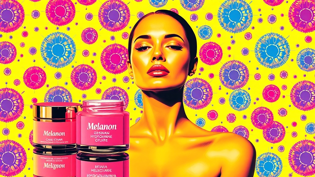 멜라논 크림, 다른 미백 제품과 비교하면? (popart 스타일)