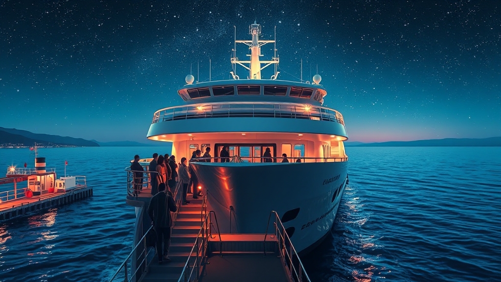 크루즈 시간표 (realistic 스타일)