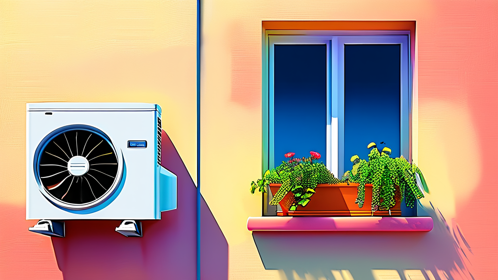 다양한 모델 비교: 나에게 맞는 창문형 에어컨 찾기 (cartoon 스타일)