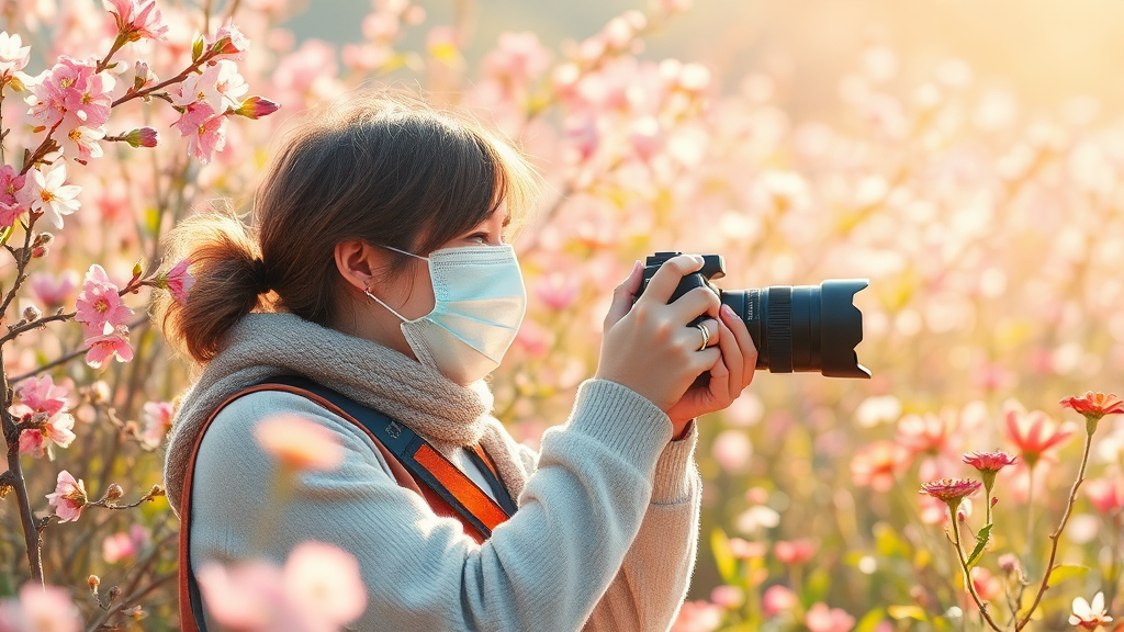 봄꽃 여행 준비물 및 꿀팁 (watercolor 스타일)