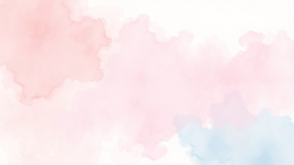 식단 관리 시 주의사항 & 생활 습관 (watercolor 스타일)