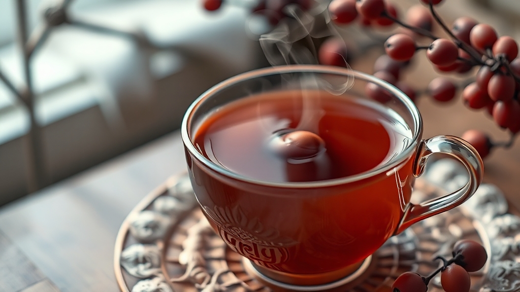 대추차, 보관과 섭취도 중요해요! (realistic 스타일)