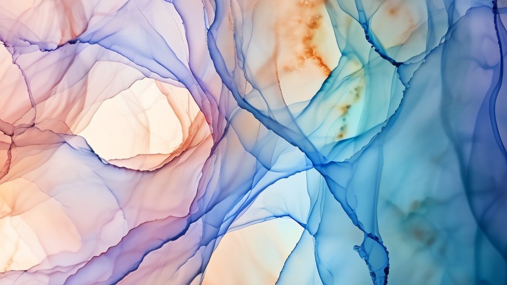 HDL 콜레스테롤과 심혈관 건강의 관계 (watercolor 스타일)