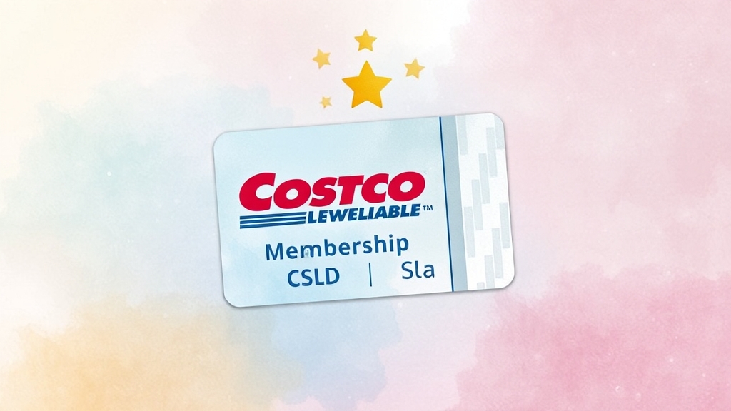 코스트코 회원권 종류 (watercolor 스타일)