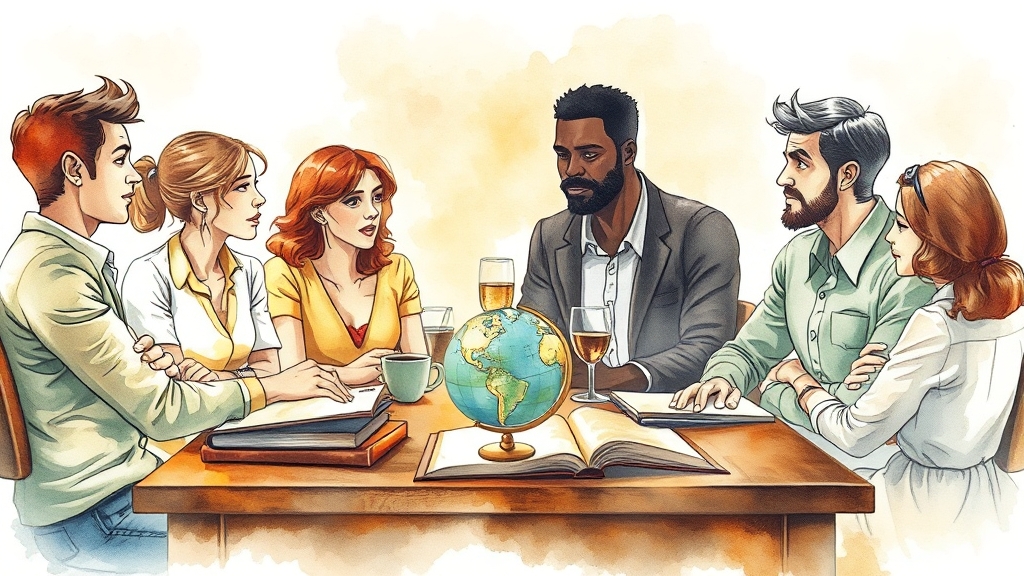 INTP 여자와 잘 맞는 MBTI 궁합 (watercolor 스타일)