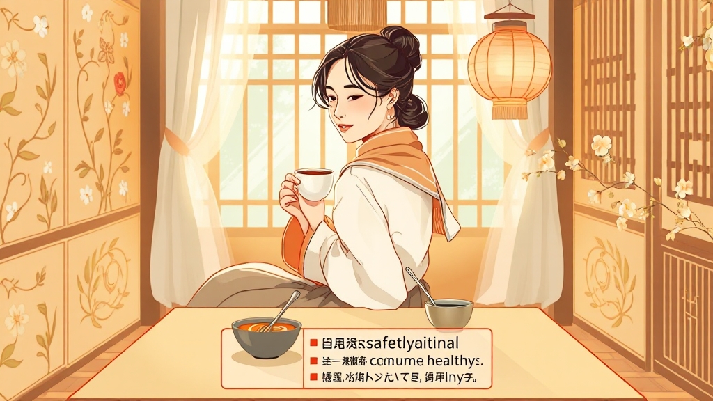 옻, 제대로 섭취하는 방법 (illustration 스타일)