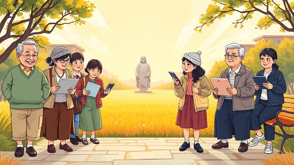 캠퍼스 운영 및 미래 비전 (cartoon 스타일)