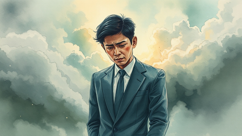 결론: 신중한 결정 필요 (watercolor 스타일)