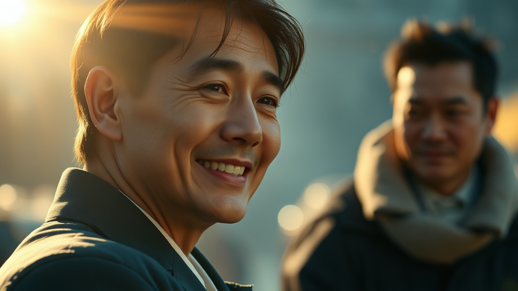 장례 절차 및 추모 공간 안내 (realistic 스타일)