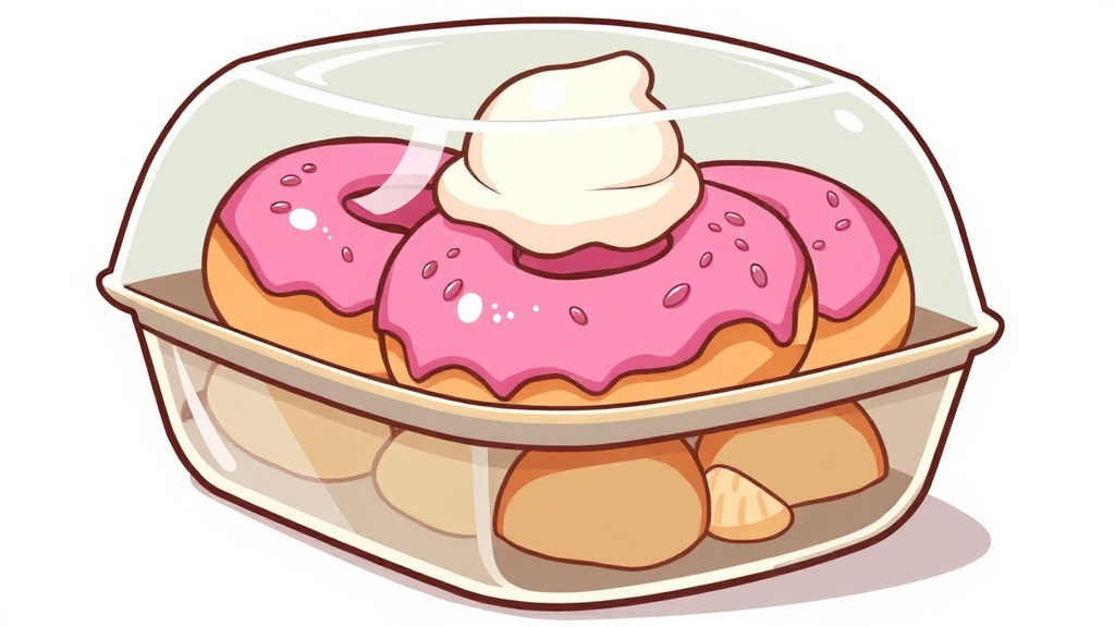 두쫀쿠 보관 및 활용법: 오래도록 즐기는 팁 (cartoon 스타일)