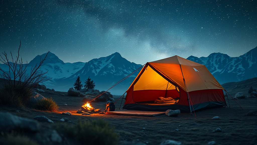 2026년 캠핑 트렌드와 캠핑 장소 추천 (realistic 스타일)