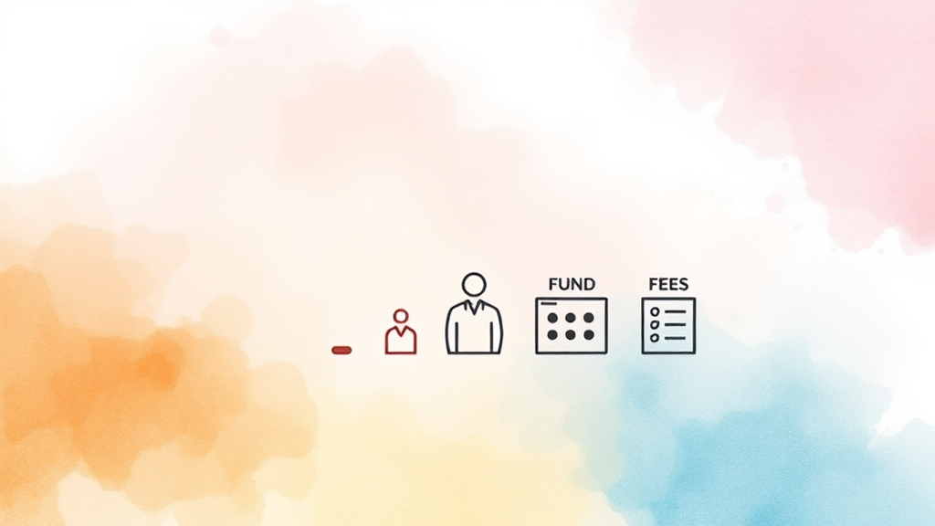 성공적인 펀드 투자를 위한 선택 요령 (watercolor 스타일)