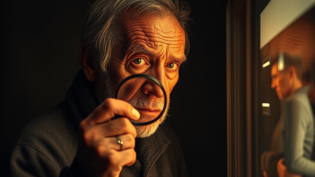 디지털 기기 활용의 어려움과 불편 (realistic 스타일)