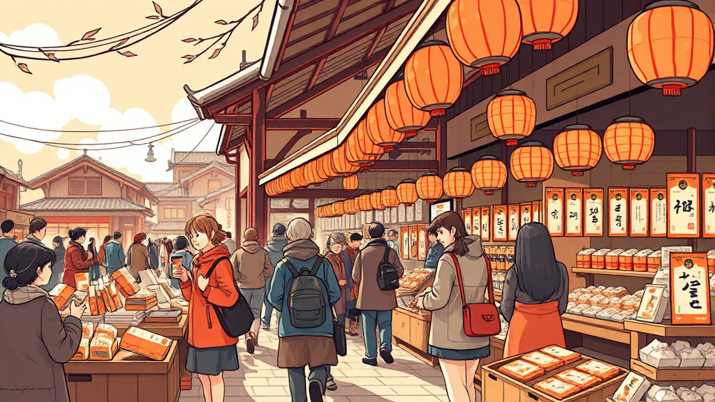 온누리상품권, 어디서 어떻게 사용할 수 있을까? (illustration 스타일)