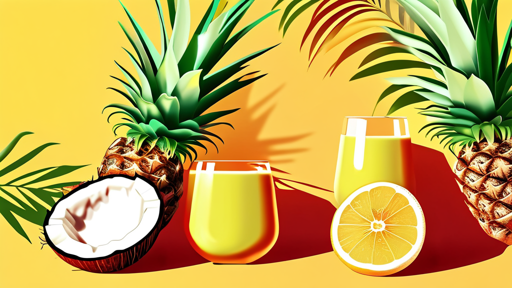 코코넛 워터란 무엇인가요? (illustration 스타일)