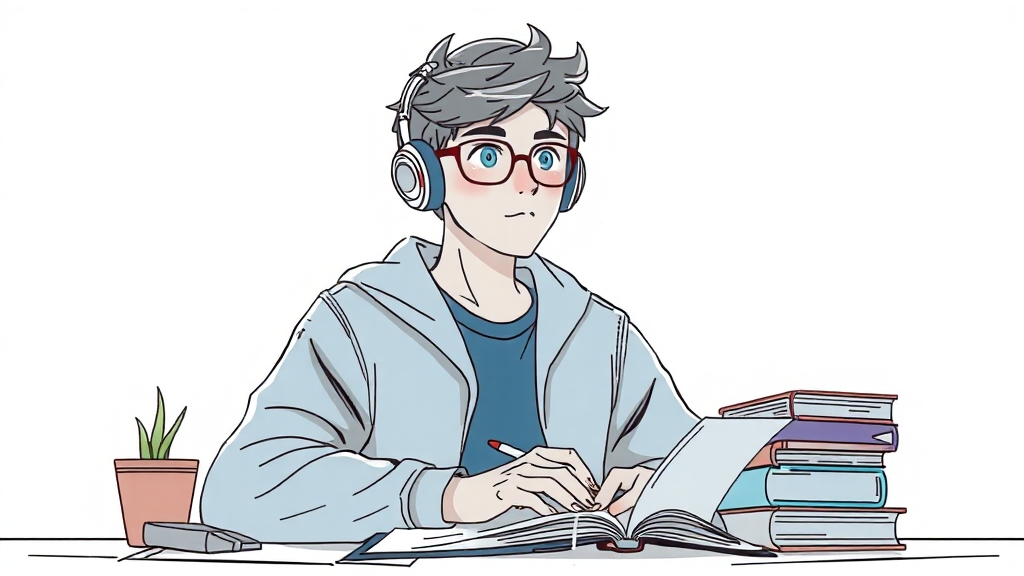 생성형 AI, 학습 도구로 자리매김 (illustration 스타일)