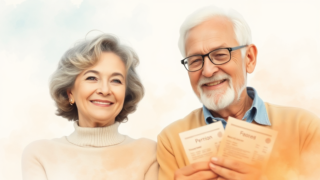 실버론 대출 한도 및 이자율 (watercolor 스타일)