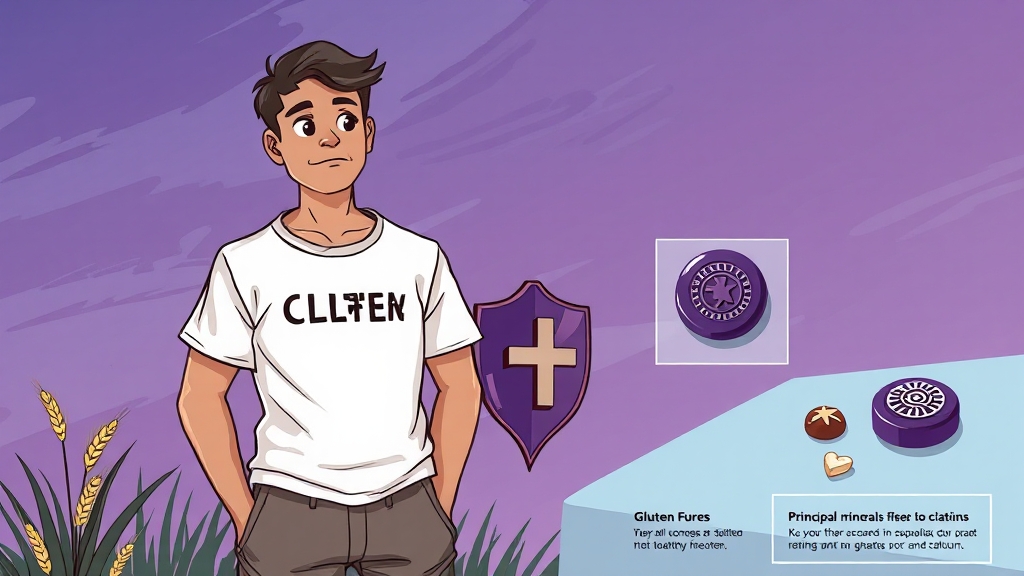 섭취 시 주의사항과 부작용 (illustration 스타일)