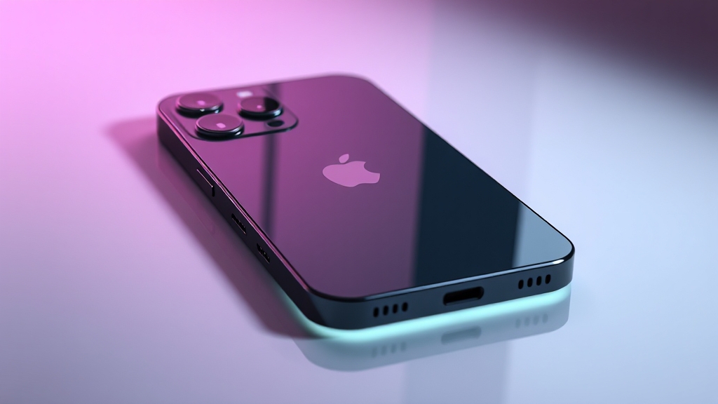 아이폰 17 스펙: A18 칩과 성능 향상 (realistic 스타일)