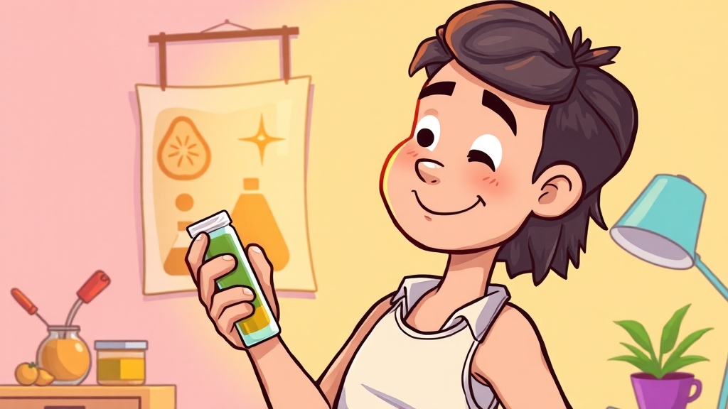 나에게 맞는 탈모 영양제 고르기 (cartoon 스타일)