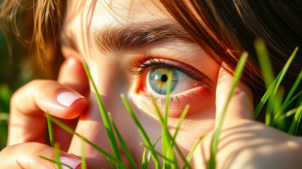 다양한 시력 회복 운동 방법 (realistic 스타일)