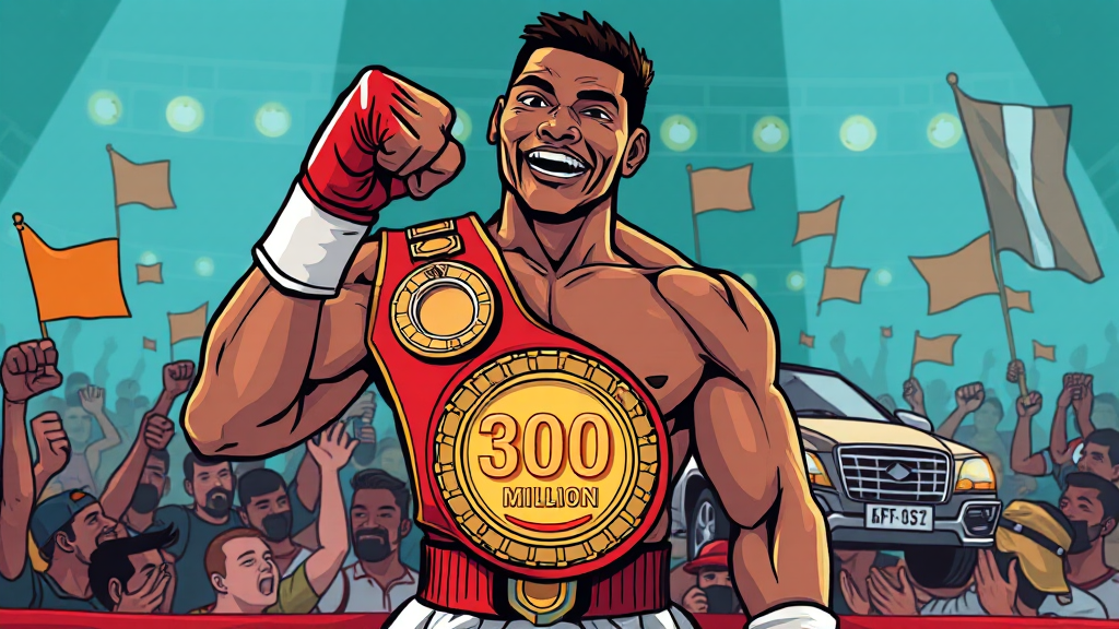 우승 혜택: 상금은 얼마? (cartoon 스타일)