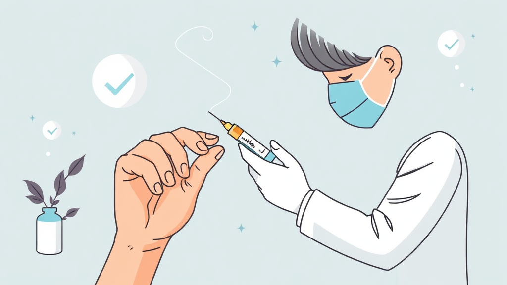 폐렴구균 예방접종 전후 주의사항 및 자주 묻는 질문 (illustration 스타일)