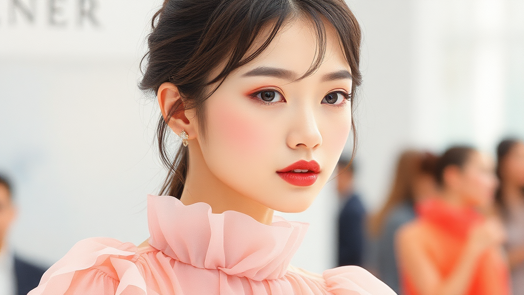 장용원의 연기 변신: 캐릭터 분석 (watercolor 스타일)