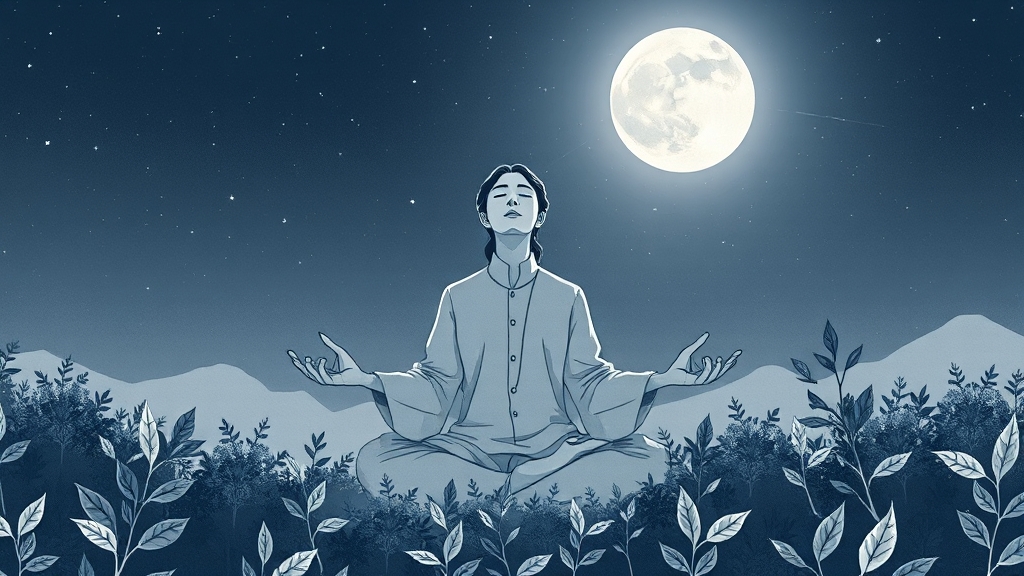 호흡 명상, 왜 좋을까요? (illustration 스타일)