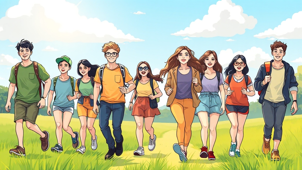 바쁜 일상 속, 당뇨 관리 이렇게 하세요 (cartoon 스타일)