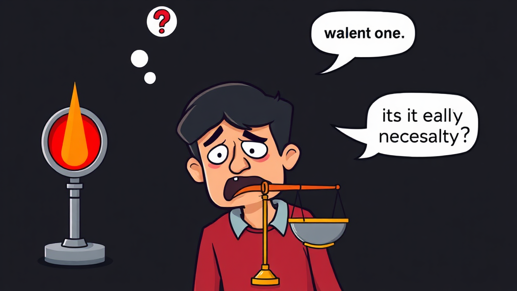 대출 시 주의사항 (cartoon 스타일)