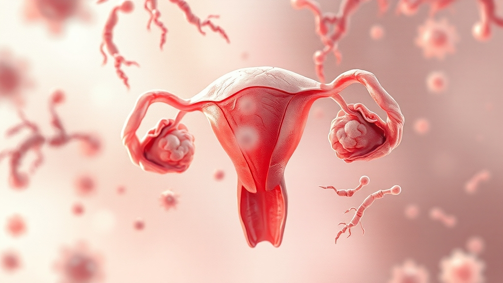 질염 & 자궁 건강 (watercolor 스타일)