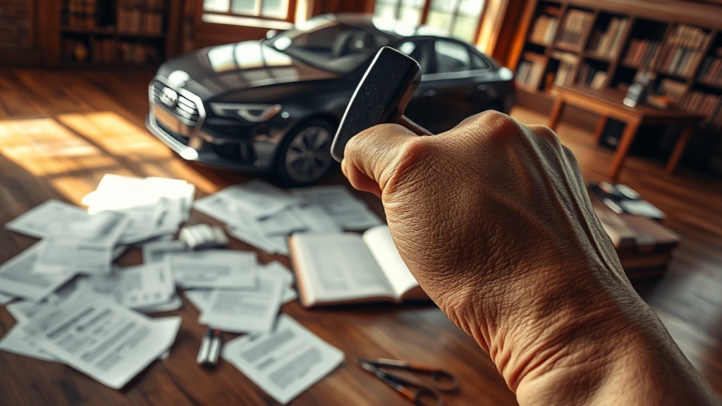 중고차 분쟁, 해결 기준은? (realistic 스타일)