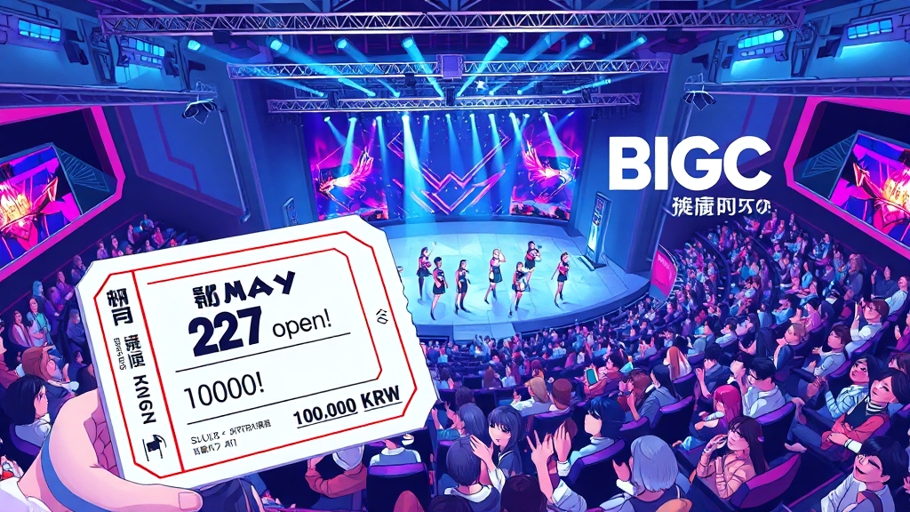 티켓팅, 아직 늦지 않았어요! (illustration 스타일)