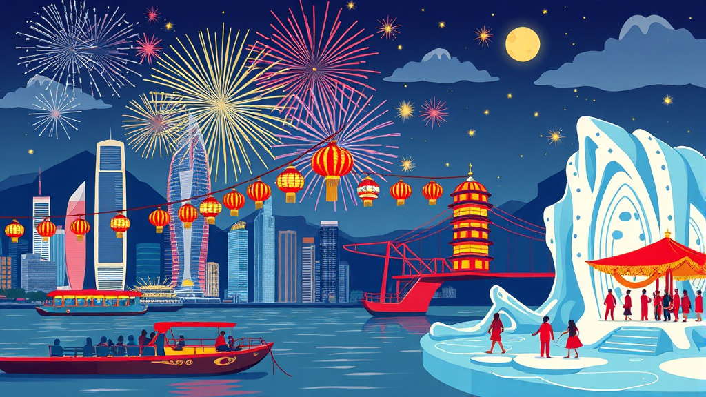 특별한 새해, 추천 여행지는? (cartoon 스타일)