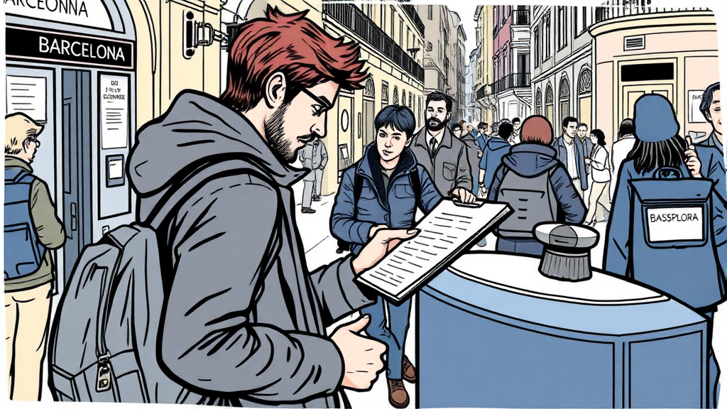 경찰 신고: 온라인 vs 현장 (illustration 스타일)