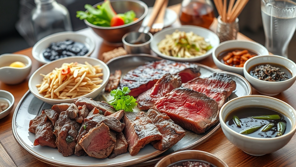 한우데이 기념 특별 레시피 (realistic 스타일)