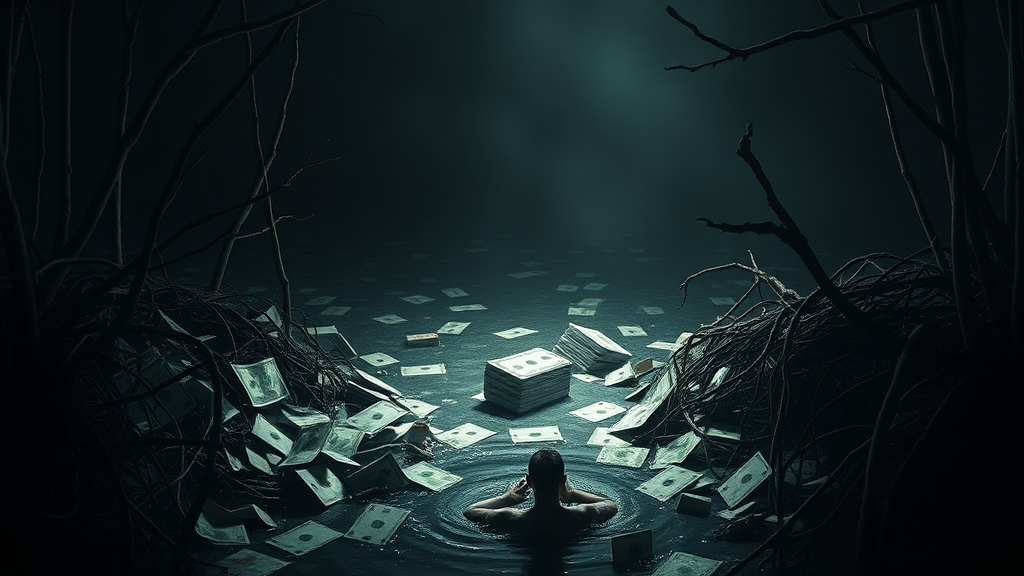 대출 연체, 왜 위험할까요? (realistic 스타일)