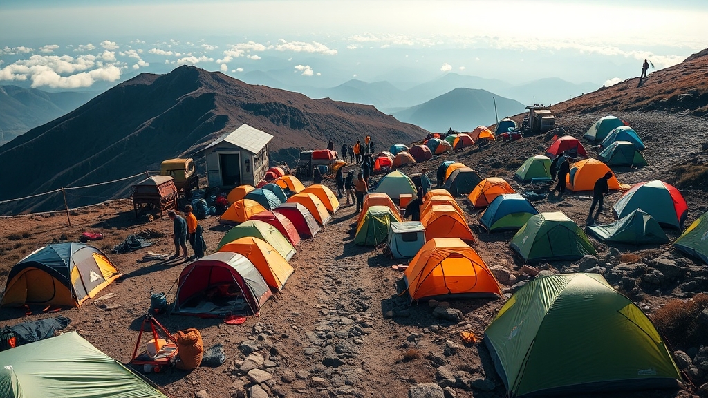 캠핑족 민폐 사례, 얼마나 심각할까? (realistic 스타일)