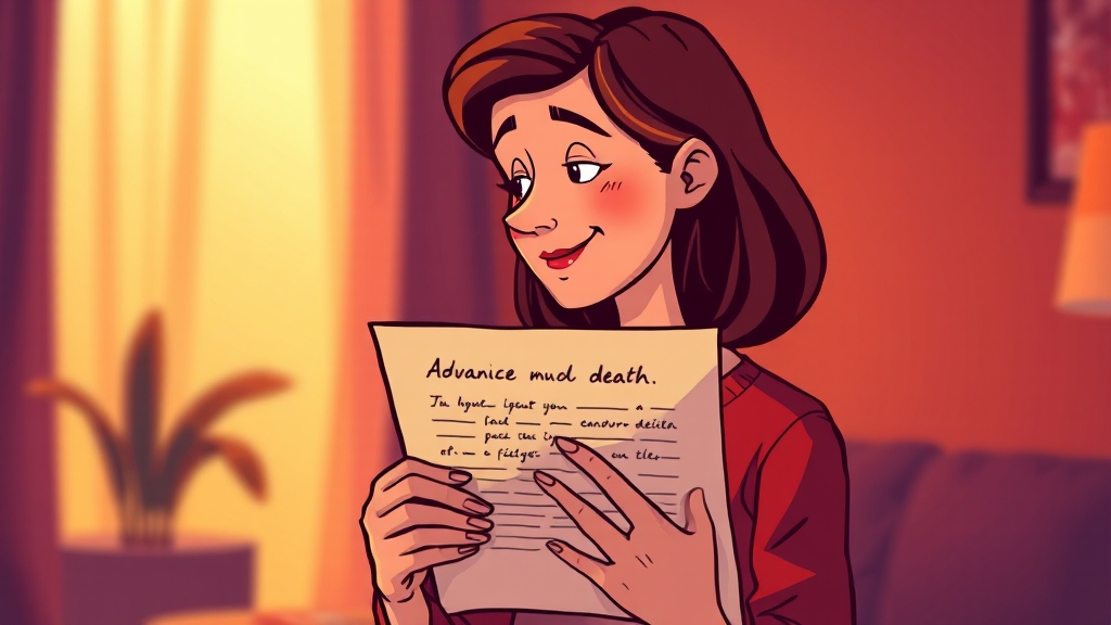 사전의향서, 꼭 필요한 이유 (cartoon 스타일)