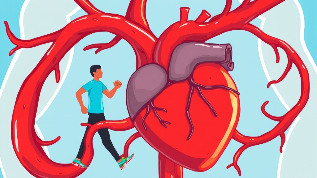 심혈관 질환 예방 (cartoon 스타일)
