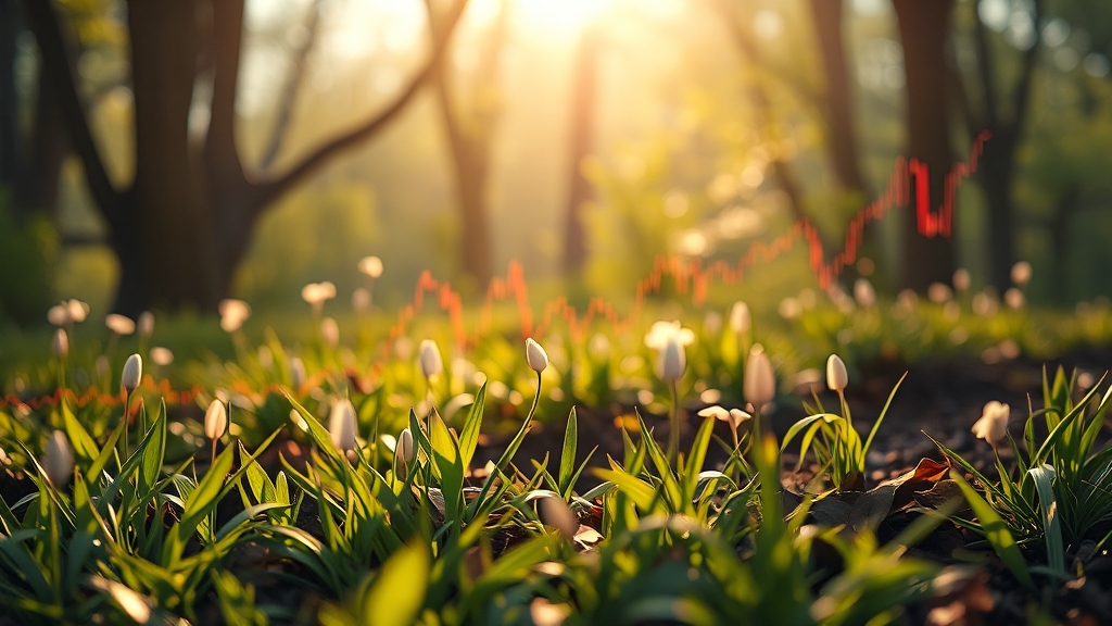 주가 차트 분석 (realistic 스타일)