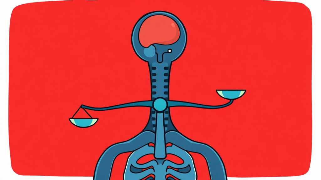 호르몬 불균형과 고혈압 (cartoon 스타일)