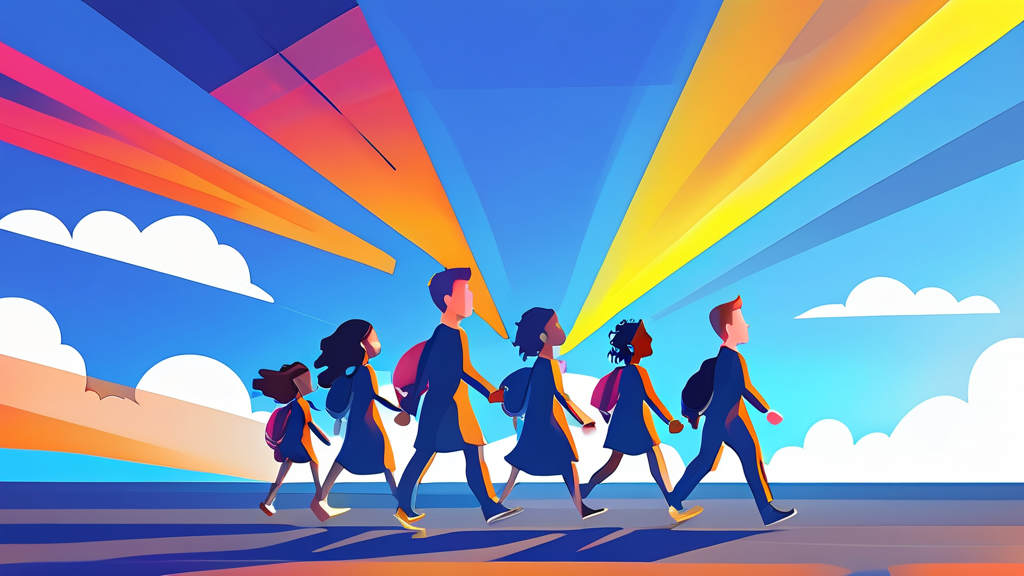 해외취업 성공을 위한 맞춤형 교육 프로그램 (cartoon 스타일)