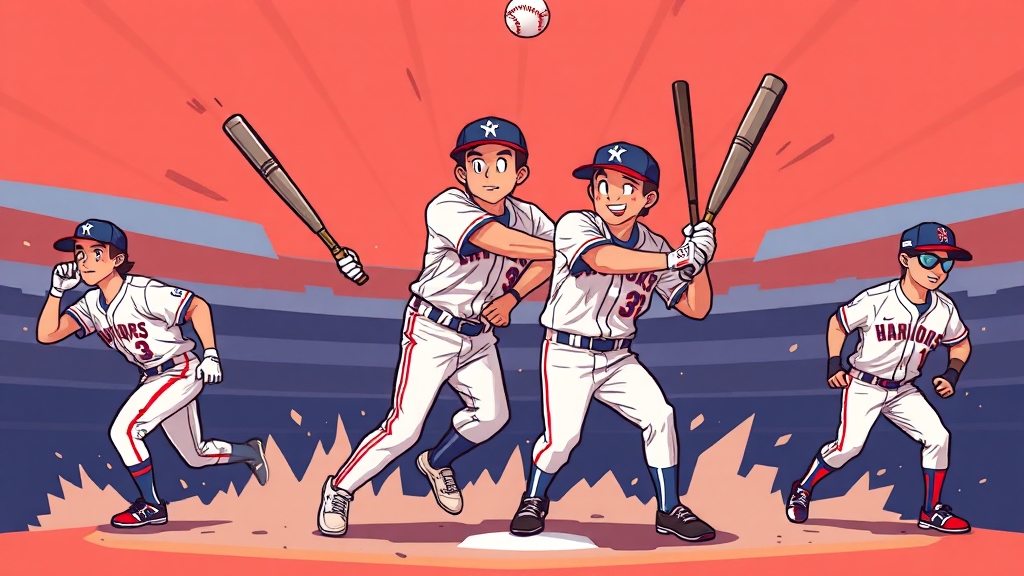 WBC 조편성 정보 (cartoon 스타일)