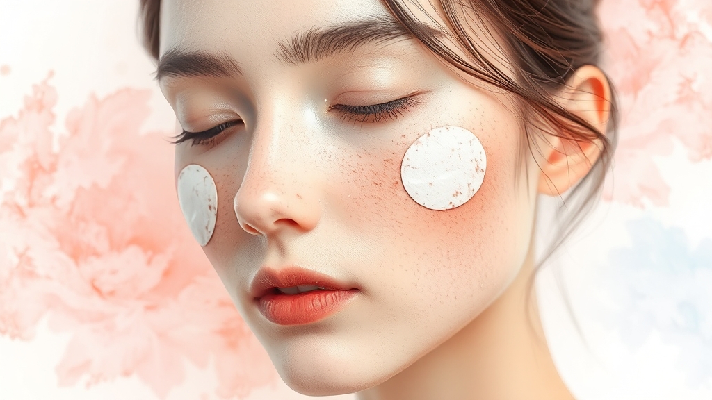 피부 타입별 선택 가이드 (watercolor 스타일)