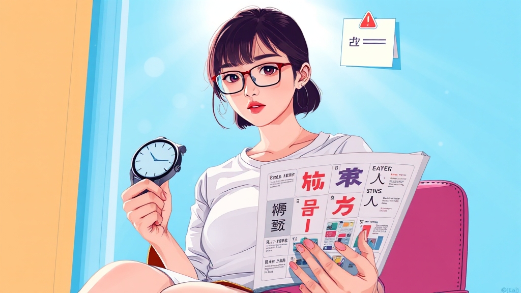 효과적인 공부법, 이것만 기억하세요! (illustration 스타일)