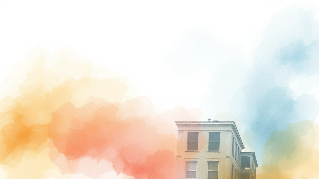 정부의 부동산 시장 안정화 대책 분석 (watercolor 스타일)